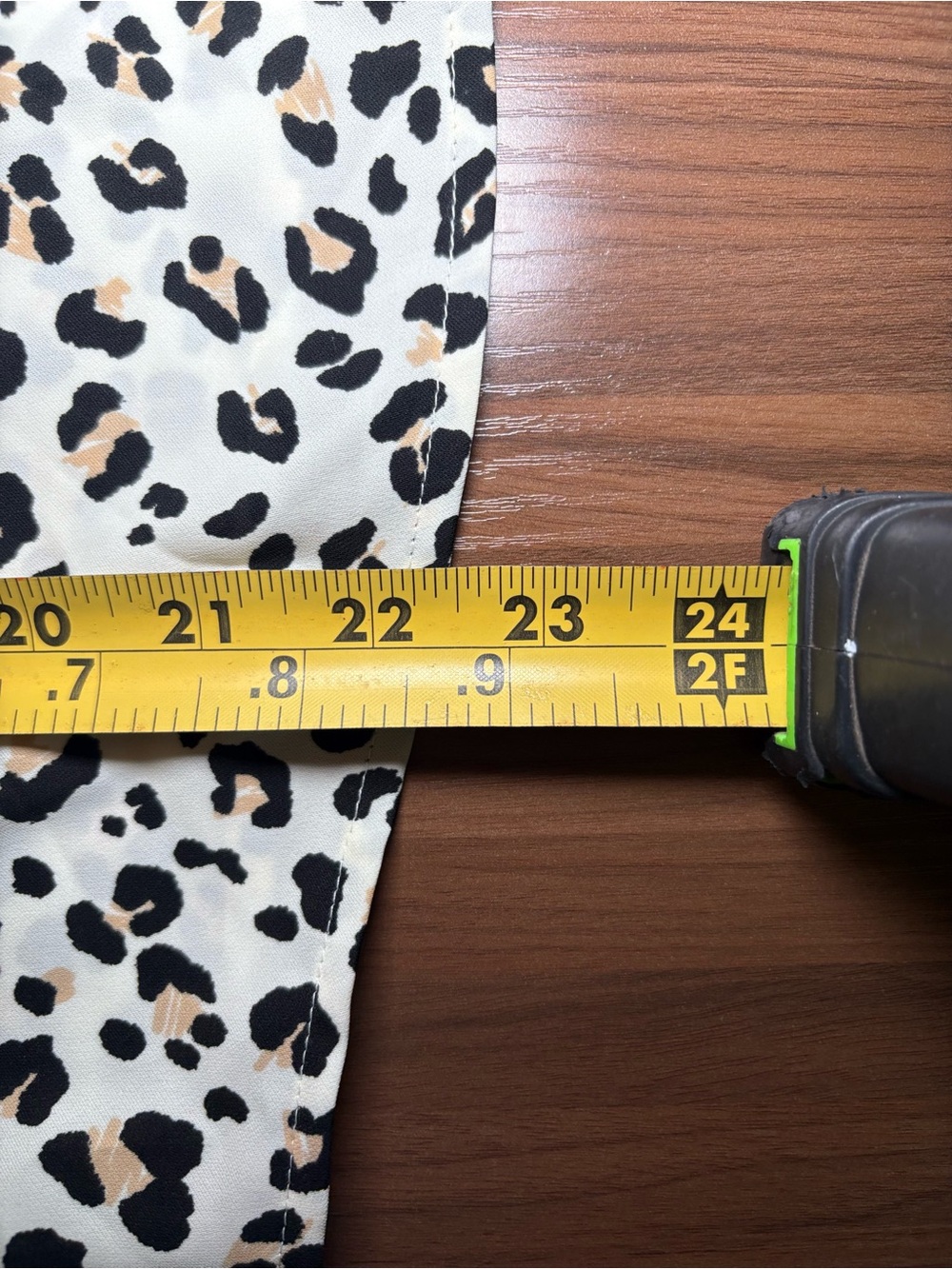 Nine West Leopard Print Blouse Balloon Sleeve Animal Print Top Cream Black XS - Picture 12 of 12